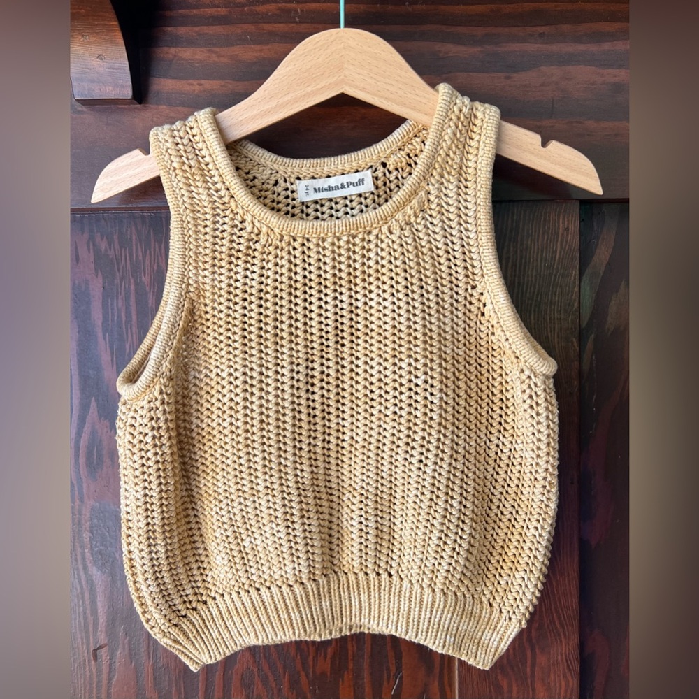 Misha and Puff knit tank 3/4